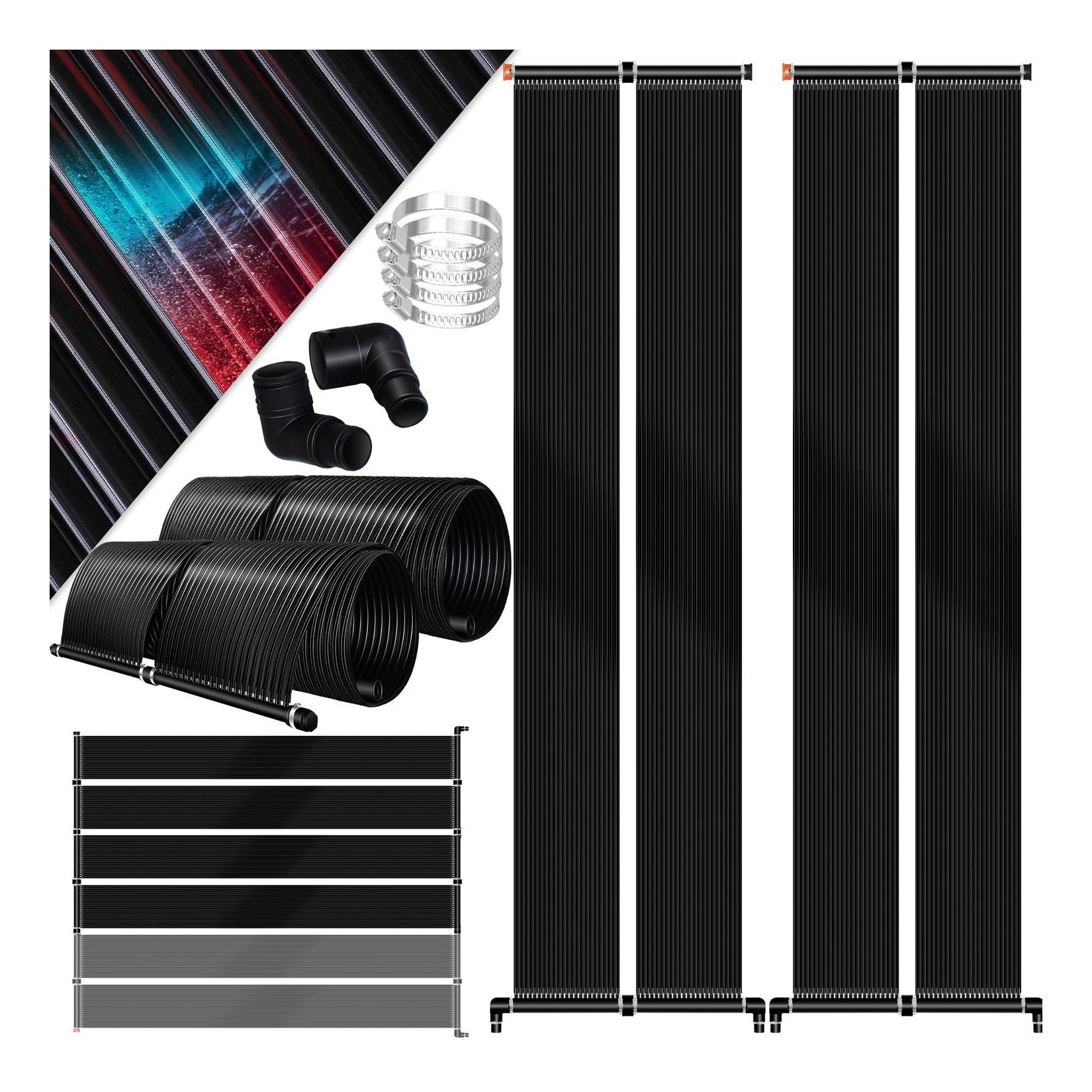KESSER® Solarkollektor Poolheizung cm, Warmwasser Heizung Solarheizung für Pools l Beliebig erweiterbar l UV-beständiger Kunststoff