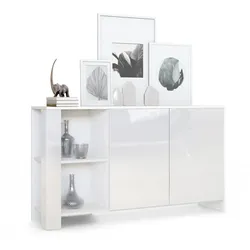 SIDEBOARD Canto Weiß Hochglanz