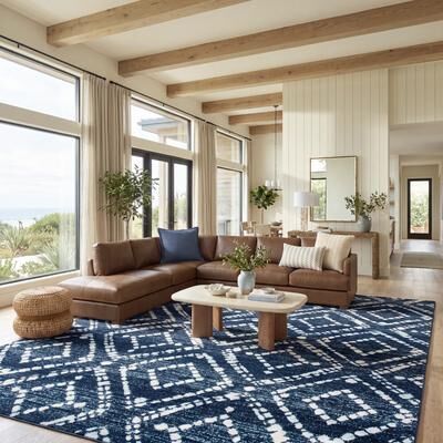 SAFAVIEH Adirondack Minerva Diamond Moroccan Distressed Rug