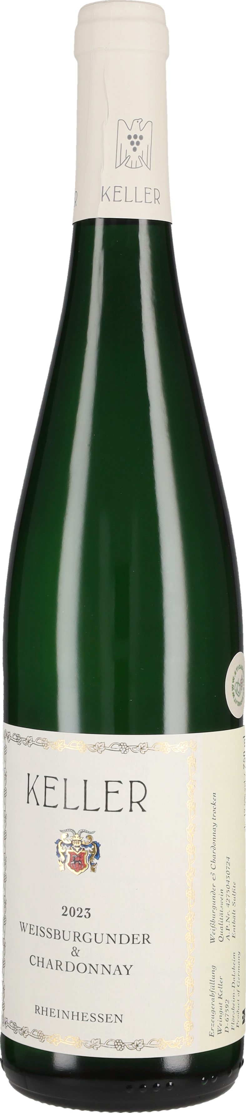 Weißer 'Weissburgunder+Chardonnay' Keller 2023