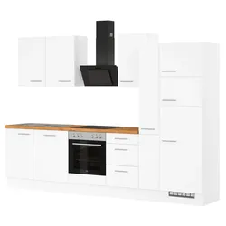 Impuls Küchenzeile IP 1200 Dekor Weiß