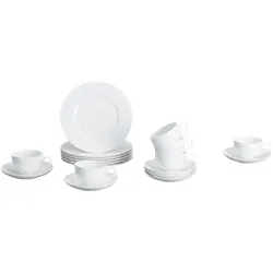 KAFFEE-SET Royal weiß 18-tlg.