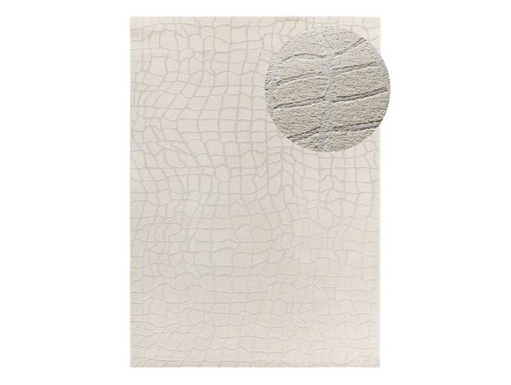 Tapis à relief moderne crème/gris 133x190 cm