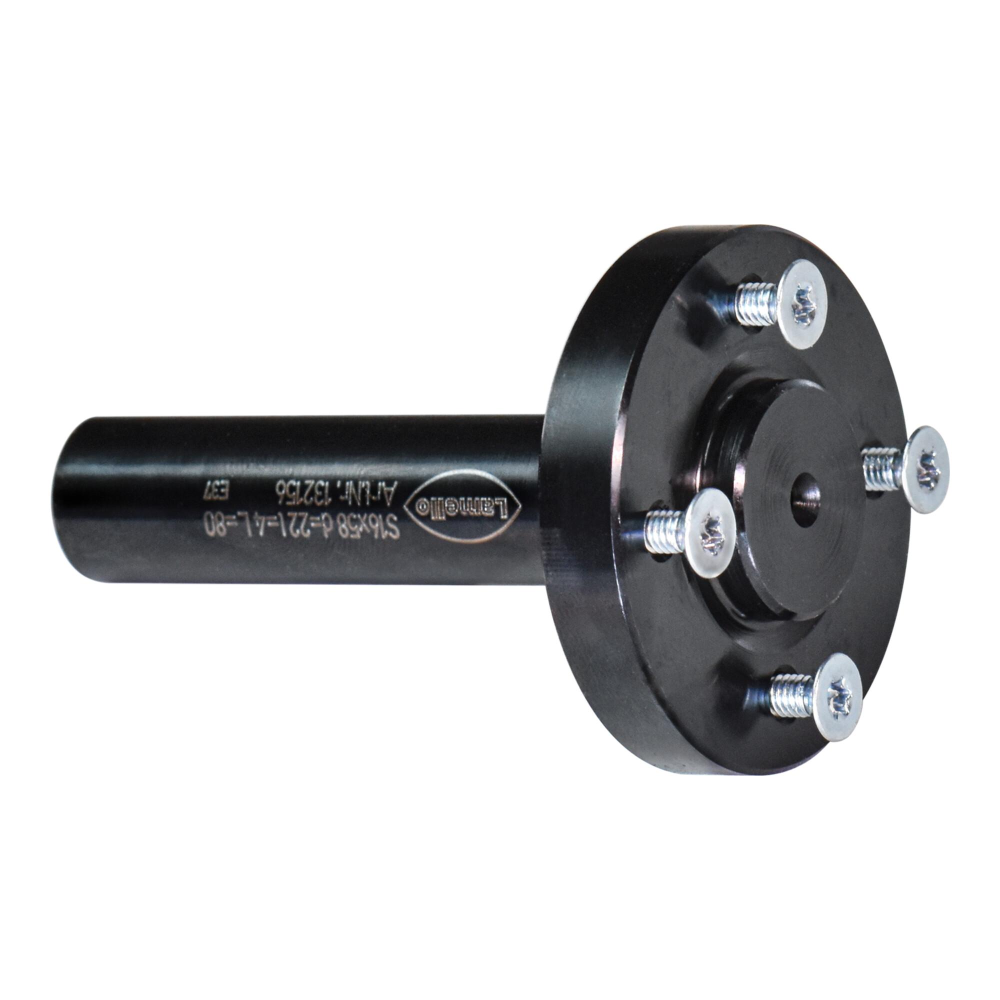 Lamello Fräsdorn CNC 4 mm Nutfräser Ø22 mm Schaft Ø16 x 36 mm L 80 mm (132156)