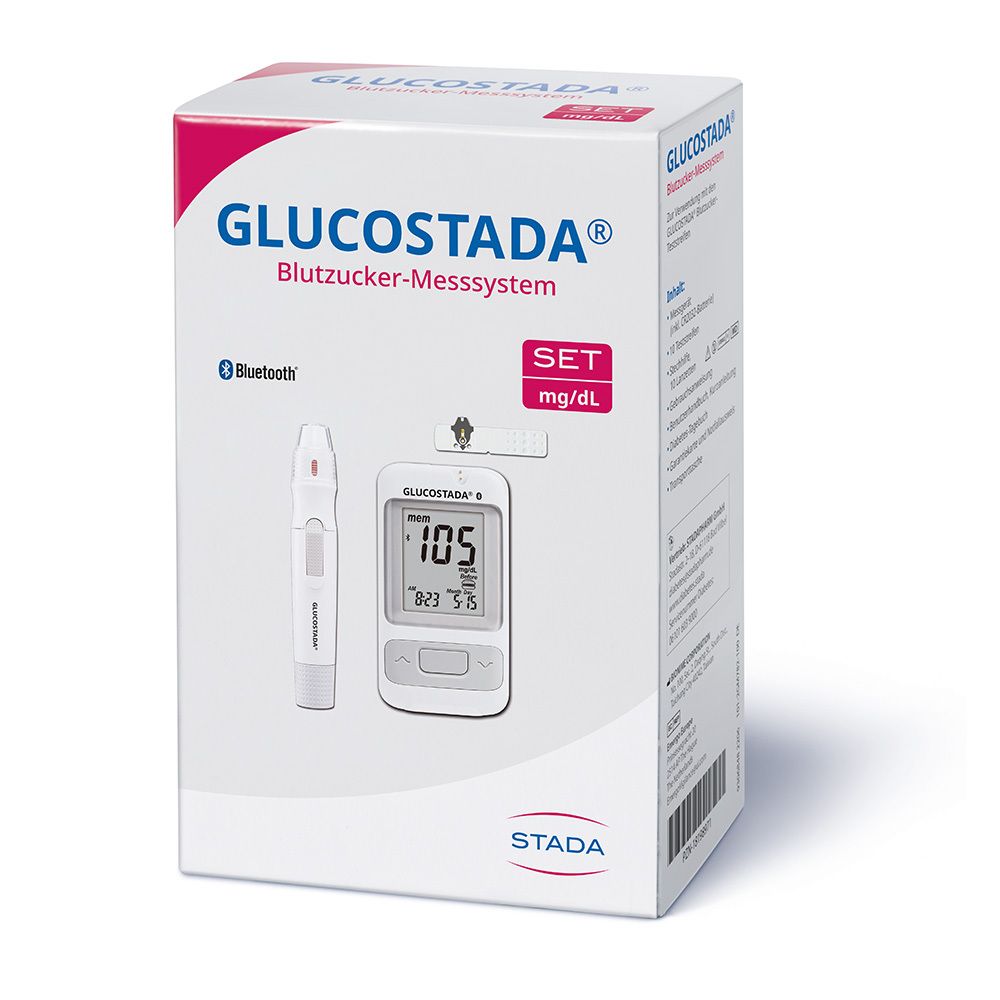Glucostada Blutzuckermessgerät mg/dl 1 St Gerät