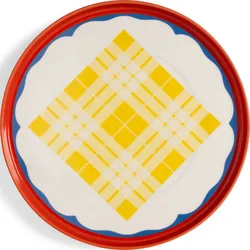Daydream Wave Speiseteller 26 cm, rot