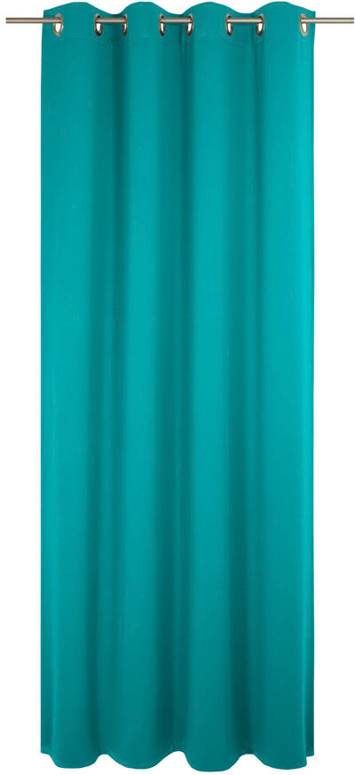 Ebern Designs Newbury Room Darkening Eyelet Curtain Panel Panel Turquoise 245cm H x 132cm W