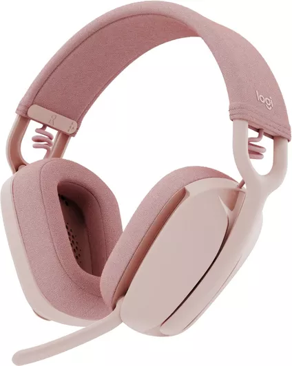 Logitech Zone Vibe 100 Wireless Headset - Rose, New