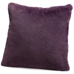 Kissen Luxe 50x50 cm Pflaume - Violett Quadrat Polyester Amadeus 50x9 cm