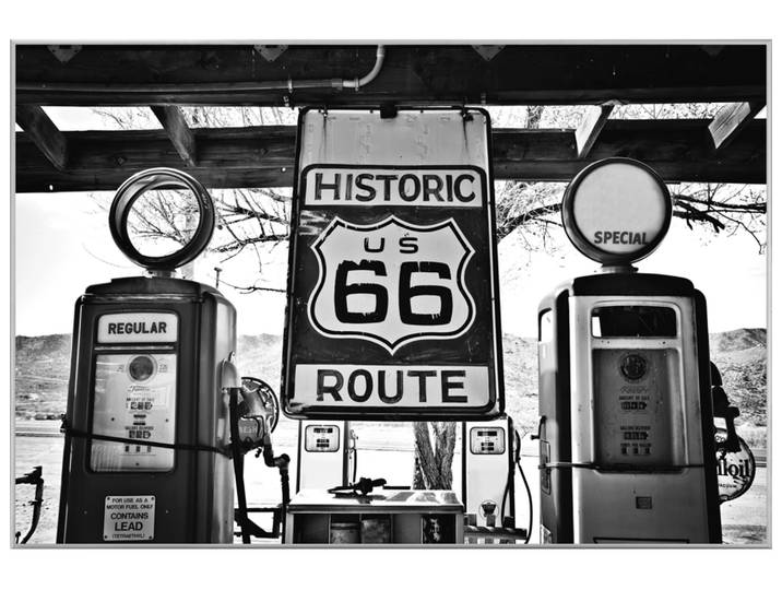 Bild mit Rahmen Route 66 image LAND
