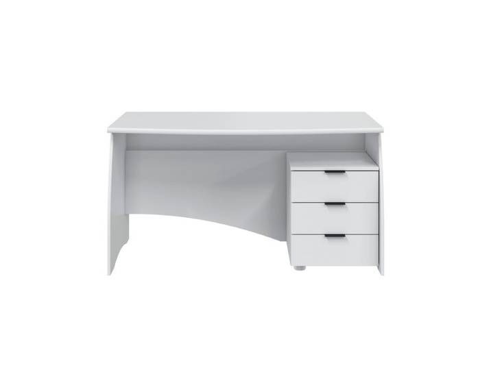 Bureau avec tiroirs INK Blanc