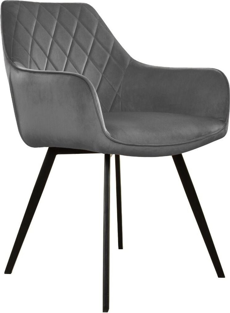 Kick Collection Eetkamerstoel Karl Velvet - Donkergrijs