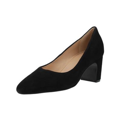 Pumps HÖGL "Högl Pumps Veloursleder", Damen, Gr. 38,5, schwarz, Veloursleder, Schuhe Pumps