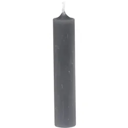 Chic Antique Mini Stabkerze 11 cm | Ø 2 cm, kohle