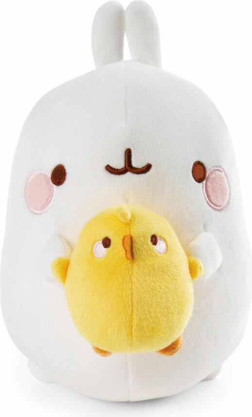 NICI Molang Pluche Knuffel met Piu Piu, Teddybeer, Goudkleurig, 24 cm