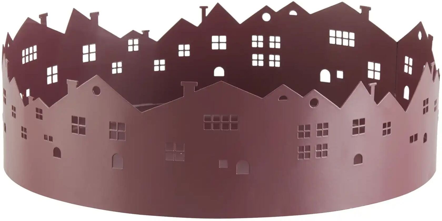 HOME STORY Deko Tablett   ¦ lila/violett ¦ Metall ¦ Maße (cm): H: 7,6  Ø: 25