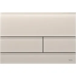 TECEsquare II WC-Betätigungsplatte 9240827 Zweimengentechnik, Glas sandbeige satiniert