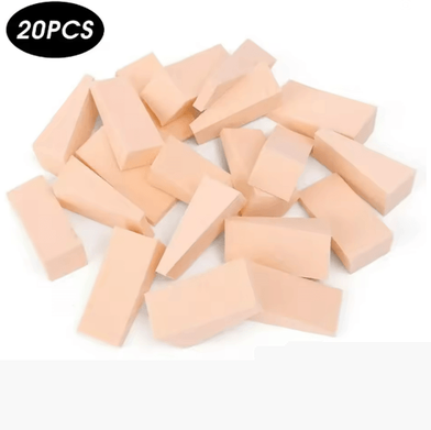 Inspire Essentials Triangle Makeup Sponge Set Wet And Dry Blending Puff skin Tone A