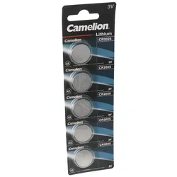 Camelion CR2025 Lithium Batterie im praktischen 5er Set