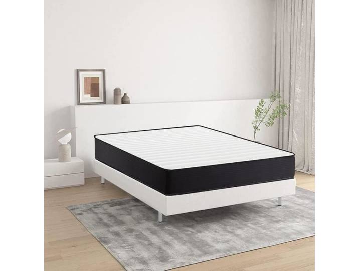 Ensemble Matelas et Sommier 140x190cm - Frixovel Lit 140x190 avec Sommier et Matelas - Matelas 140x190x26-Sommier Tapissier 140x190