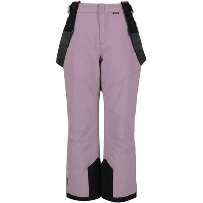 Skihose WHISTLER "Drizzle", Jungen, Gr. 140, EURO-Größen, rosa (flieder), 100% Polyester, unifarben, lang, Hosen Skihose, mit Hosenträgern und wasserfester Eigenschaft