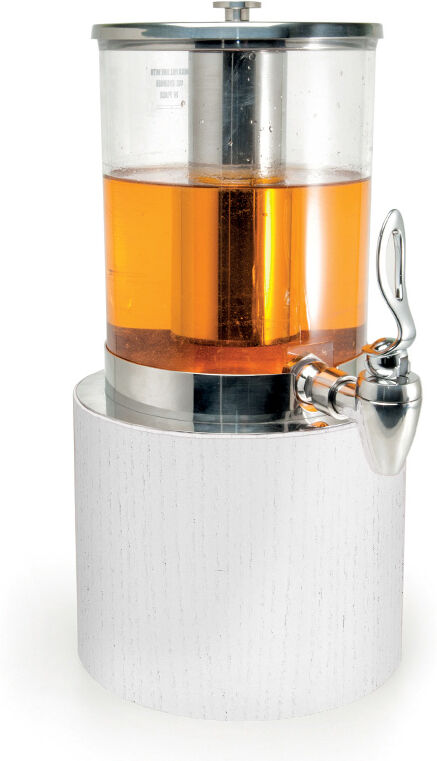Yegam Distributore di succhi bianco 3,8 l