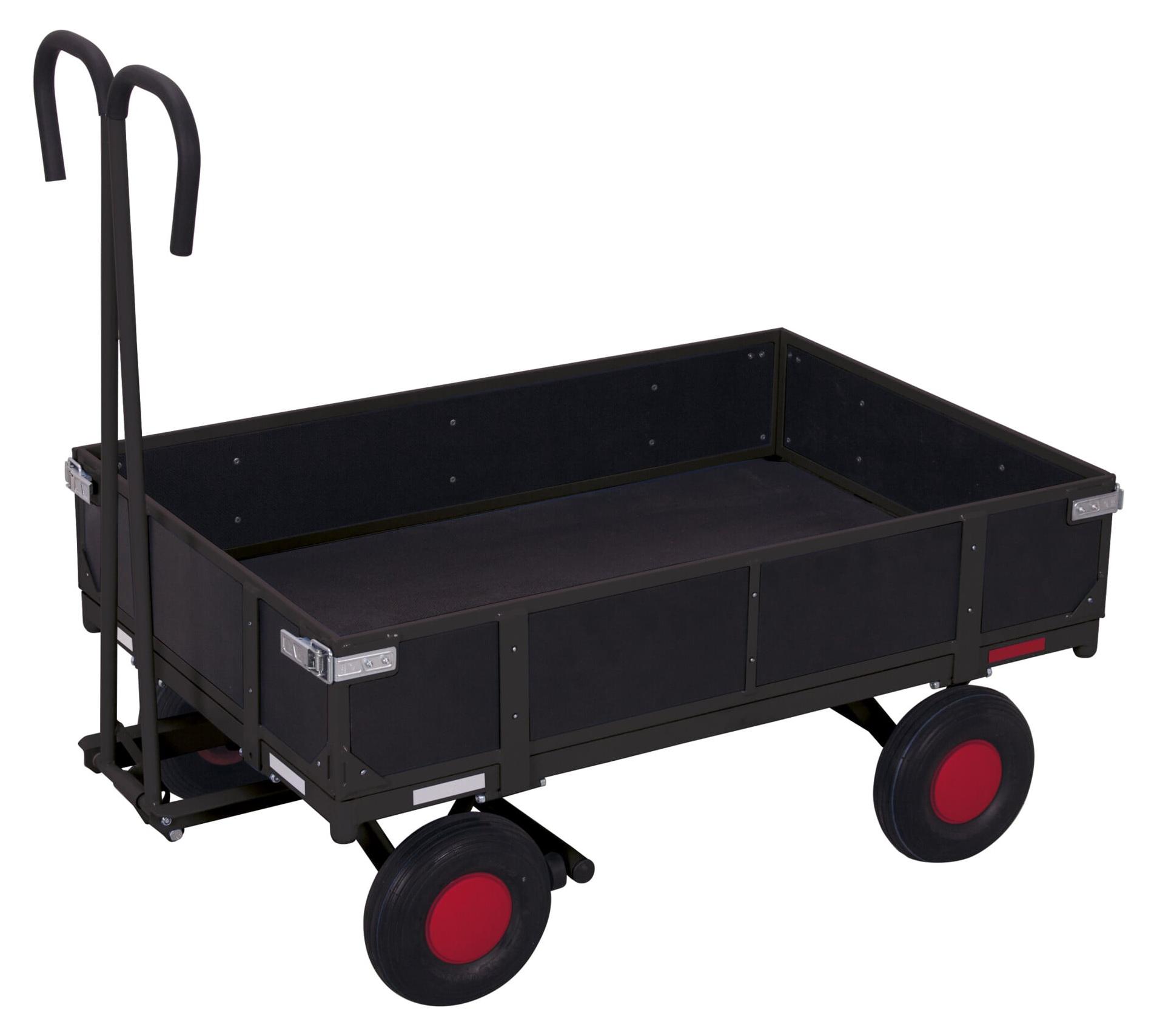 VARIOfit Handpritschenwagen mit Bordwand RAL 7016