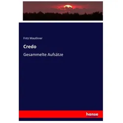 Credo, Fachbücher von Fritz Mauthner