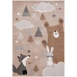 Pergamon, Kinderteppich, Kinder Teppich Maui Kids Fuchs und Bär (150 x 80 cm)