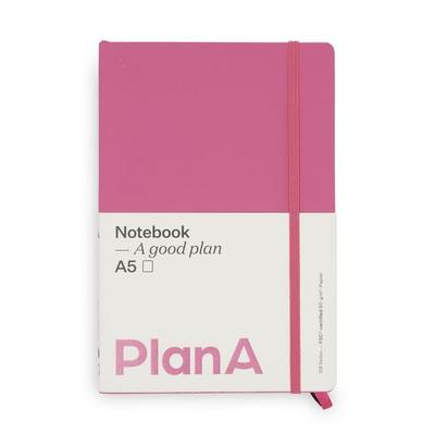 Notizbuch A5 Softcover Candy Pink Blanko, 128 Seiten