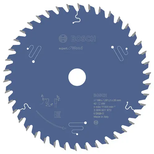 Bosch Accessories 2608901872 2608901872 Kreissägeblatt Zähneanzahl: 42 1St.