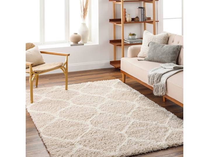 Teppich LIVABLISS SMOLENSK , beige, B:200cm H:62,5mm L:290cm, Polypropylen, Teppiche, Teppich