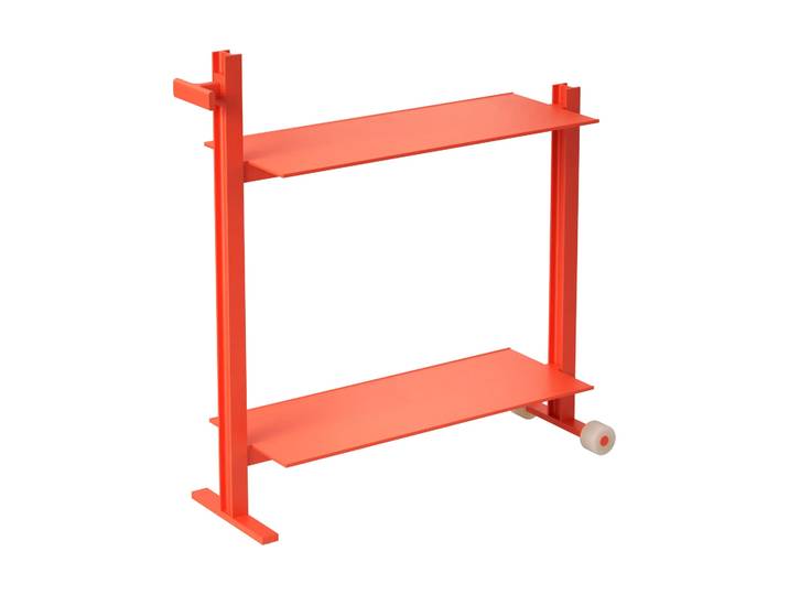 Museum Museum Trolley Servierwagen Orange, 74,5x77,5x24 cm