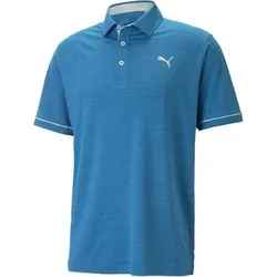 PUMA Herren Polo Cloudspun Haystack Polo, Größe S in Blau Blau