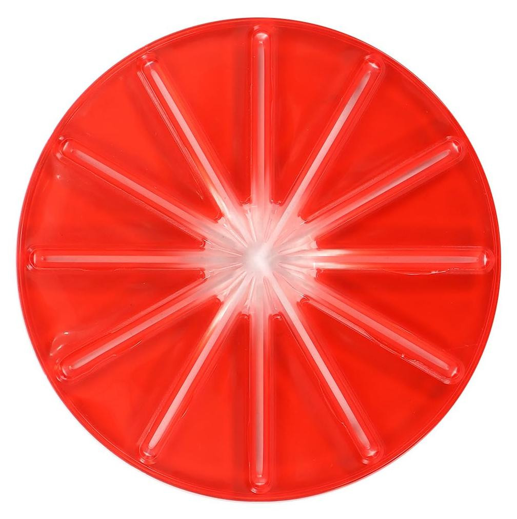 Selius Ronde Standmixerwisser Spatbescherming voor 4,5 qt en 5 qt Mixers Rood