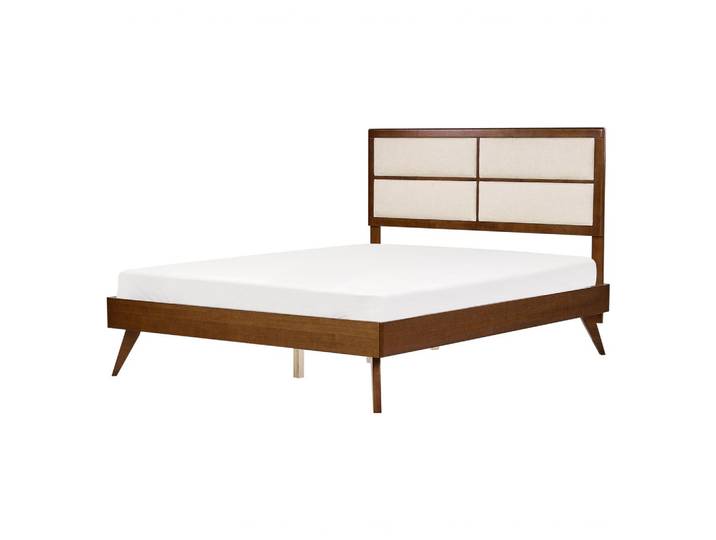 BETT mit Lattenrost 160/200 cm Dunkelbraun Poissy