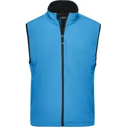 Softshellweste "JN136" - S - aqua