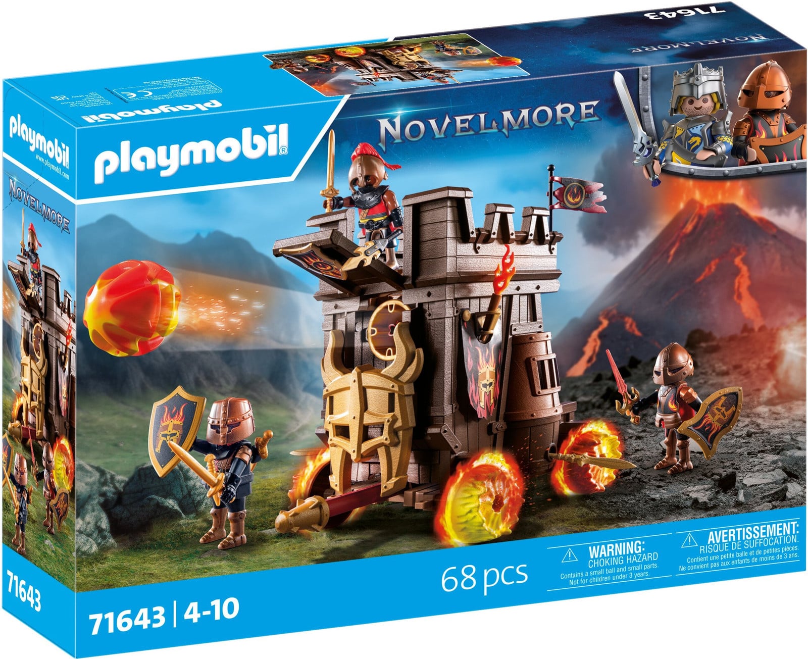 Playmobil Novelmore Burnham Raiders Battle Tank met kanon, 71643, 68 stuks