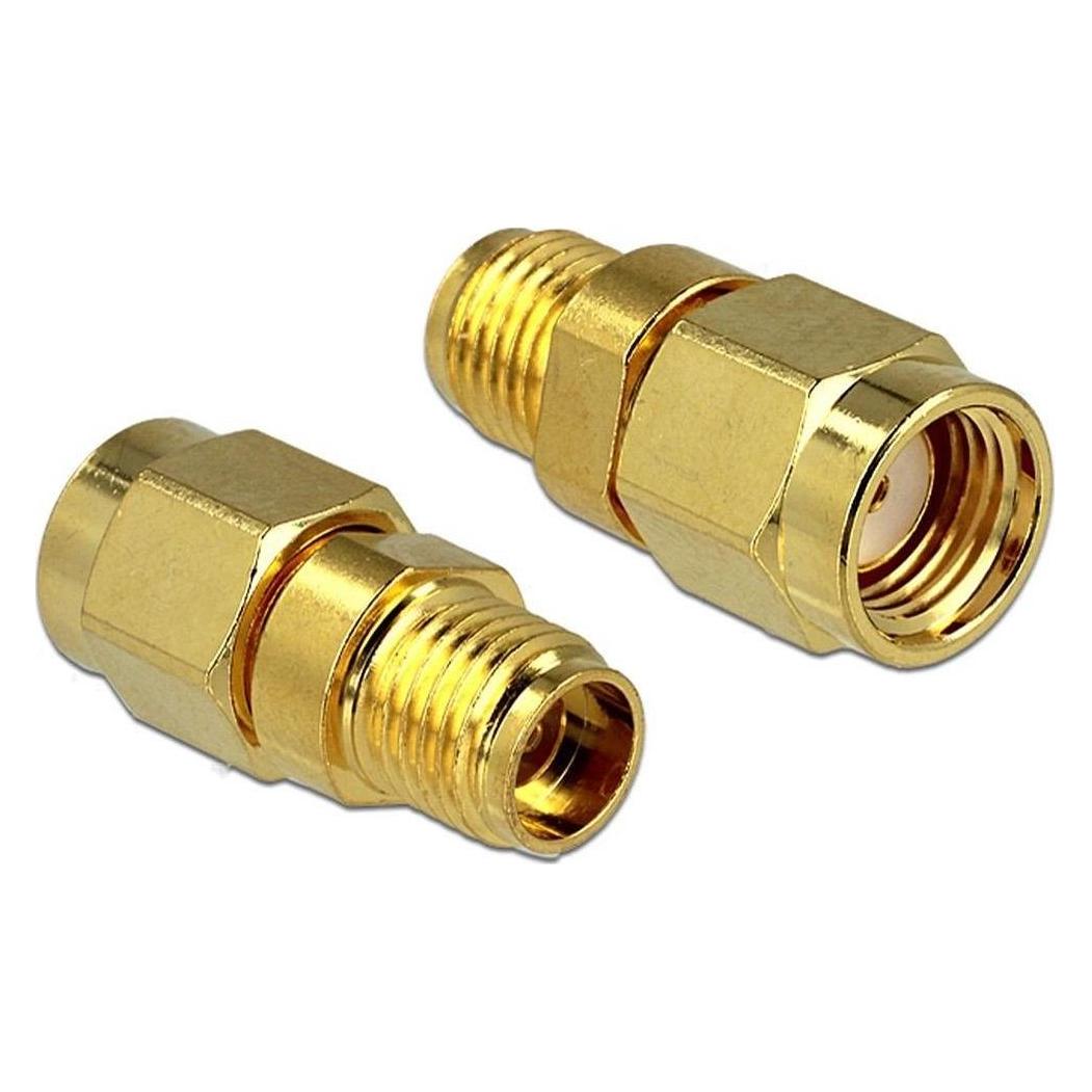 Delock SMA-Buchse zu RP-SMA-Stecker (Antennenkabel) (88728)