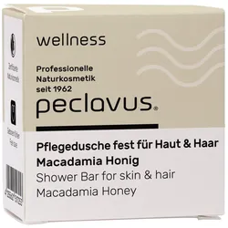 Peclavus wellness Pflegedusche fest 2 in 1 Macadamia Honig 30g, 1 Stück