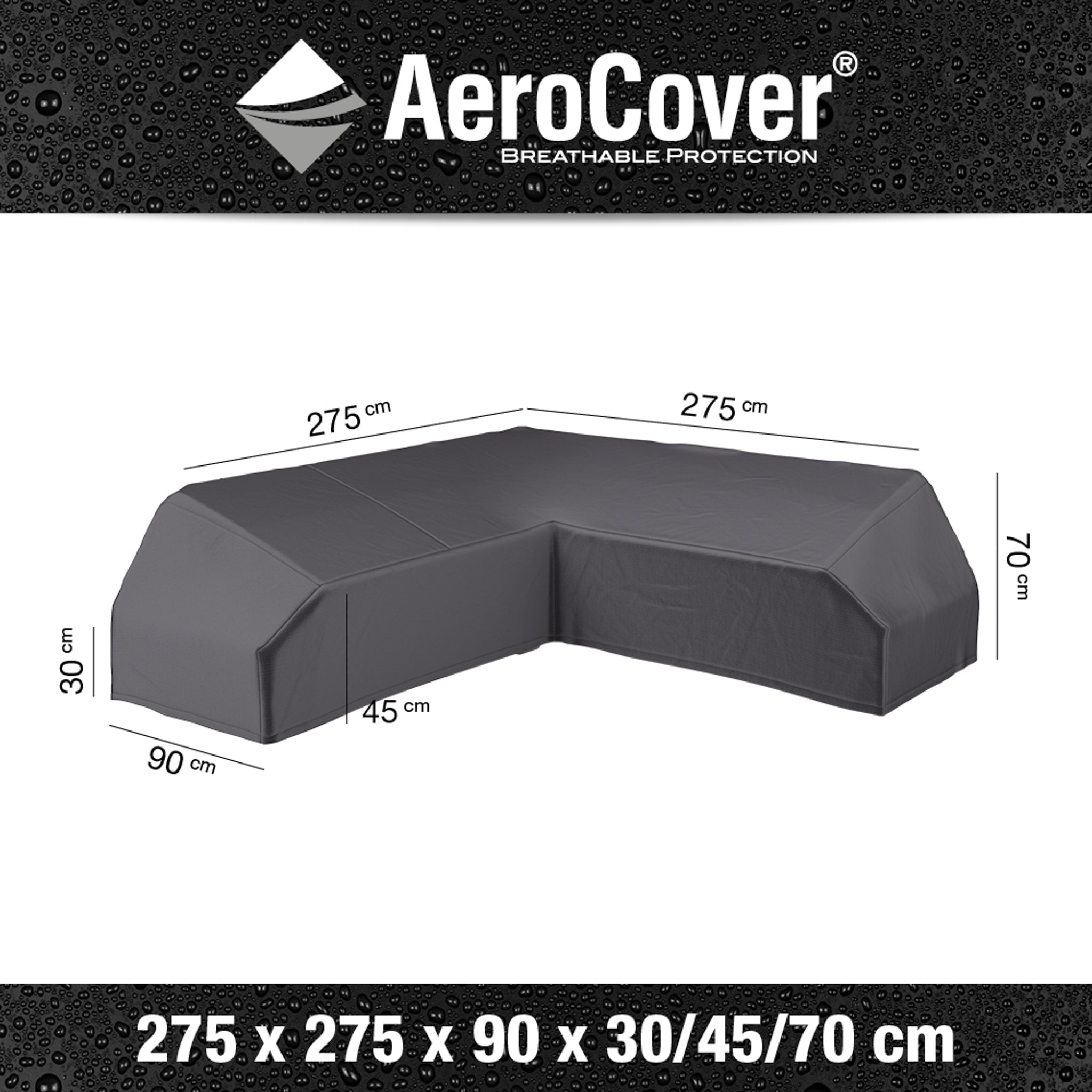 AeroCover - Platform Cover 275x275x90xH30/45/70cm high