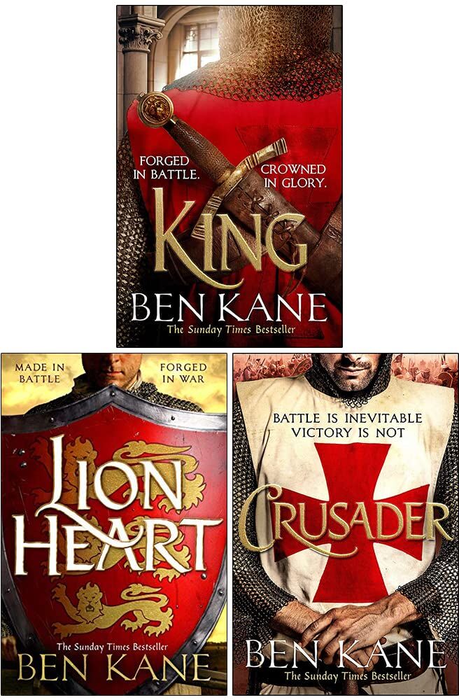 Orion Richard the Lionheart Collection 3 Books Set By Ben Kane (Crusader, Lionheart, King)