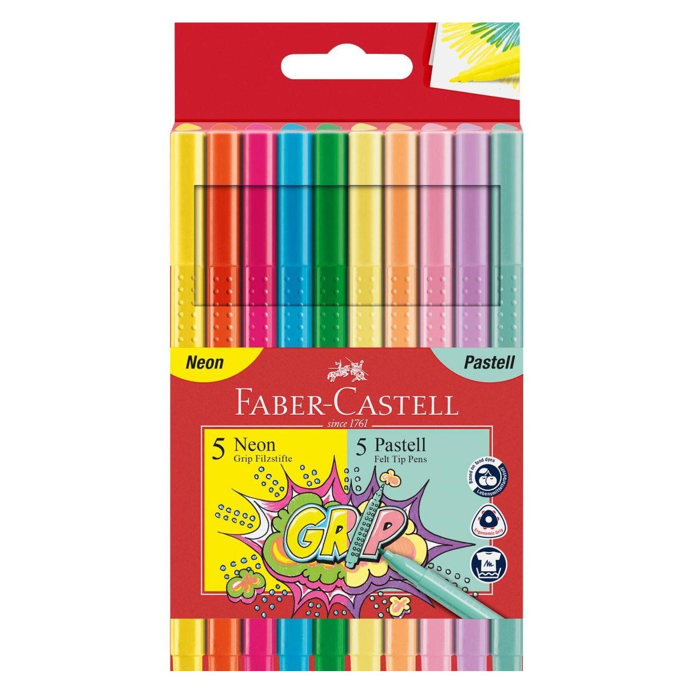 Faber-Castell Grip Colours (10x) (155312)