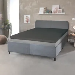 DREAMTEX Thermo-Interlock-Jersey Spannbetttuch für Topper