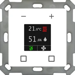 MDT technologies Raumtemperatur-Nebenstelle reinweiß glänzend SCN-RTN55S.01