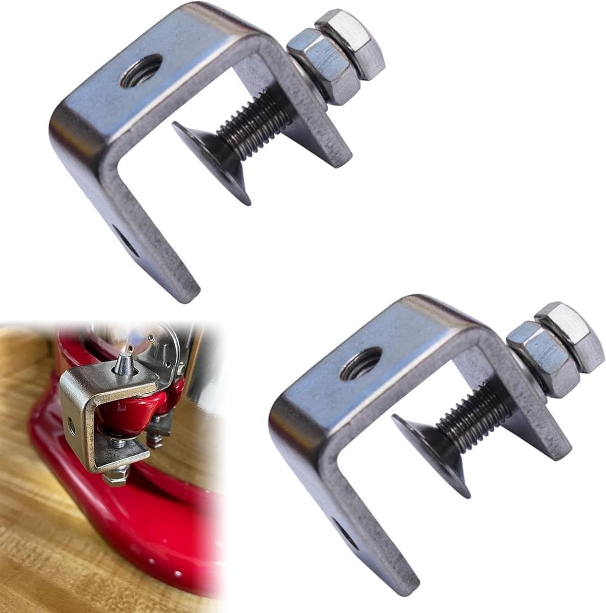 Roestvrijstalen C-klemmen en anti-slip U-klemmen voor universele gezichtsframe klemmen