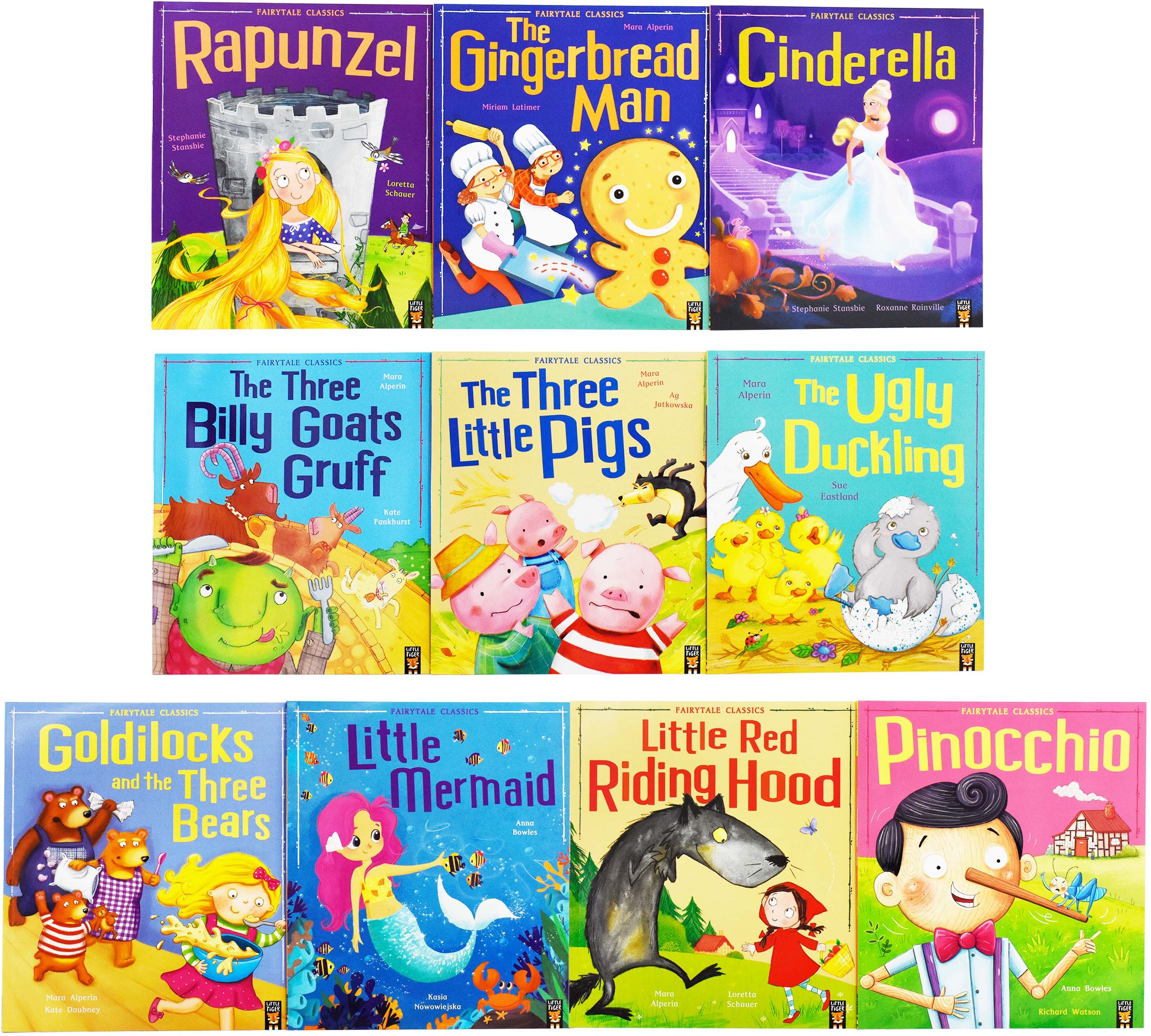 My First Fairy Tales Classics 10 Books Collection Set - Age 3-5 - Paperback Little Tiger Press Group