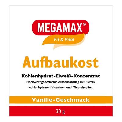 MEGAMAx Aufbaukost Vanille x5 5x30 g Pulver