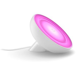 Philips-Hue Tischlampe Bloom, weiß, LED, RGBW, für innen, App-fähig, dimmbar, mit Netzbetrieb