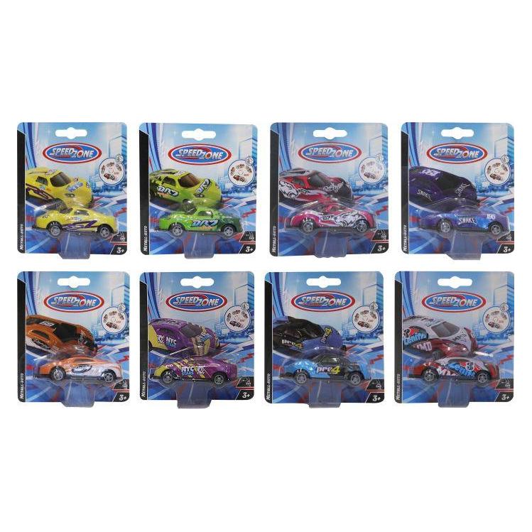 Speedzone SZ D/C Metall Fahrzeuge,Rückzug,8-f.sort (58098589)